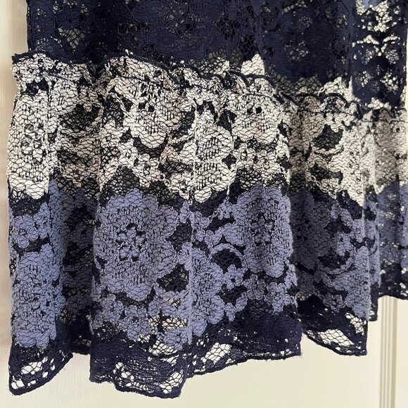 Anthropologie Eva Franco Floral Lace Peplum Top | Size Small - Picture 7 of 8
